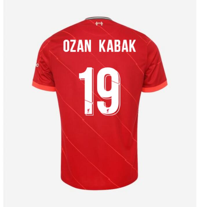 2021/22 Liverpool Cup Home Kit Soccer Jersey with OZAN KABAK 19 printing